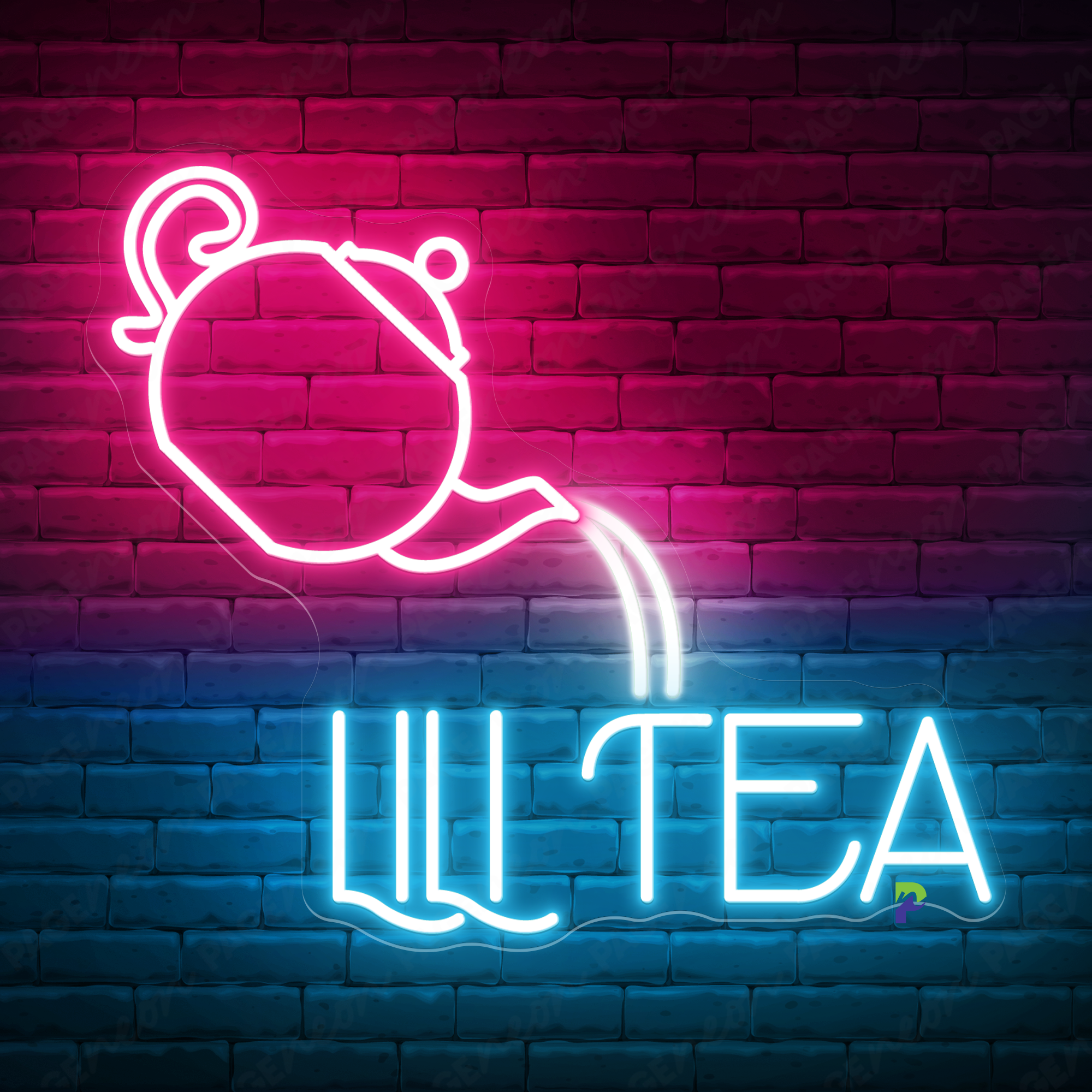 Tea Neon Signs Custom Business Led Light