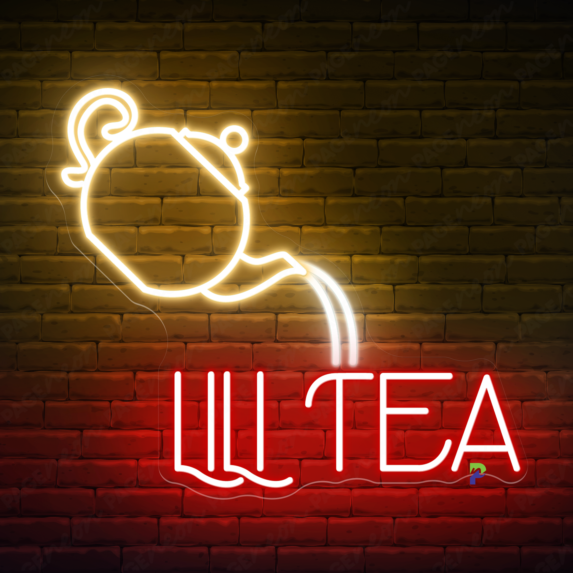 Tea Neon Signs Custom Business Led Light