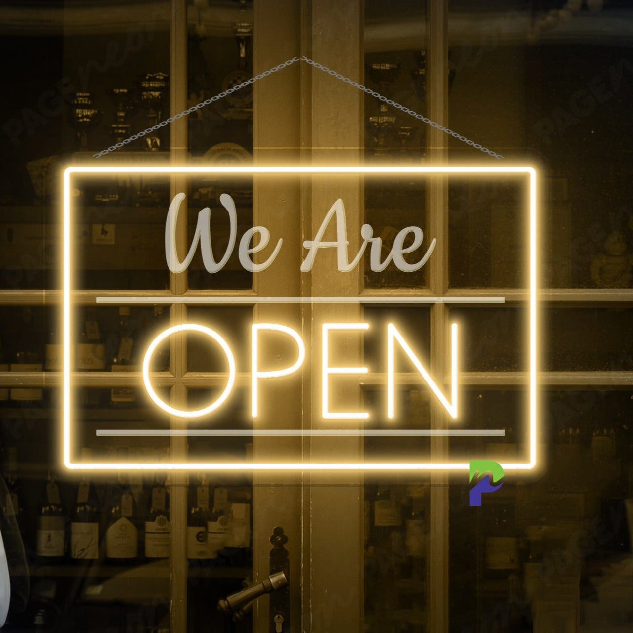 We Are Open Neon Sign Large Business Led Light