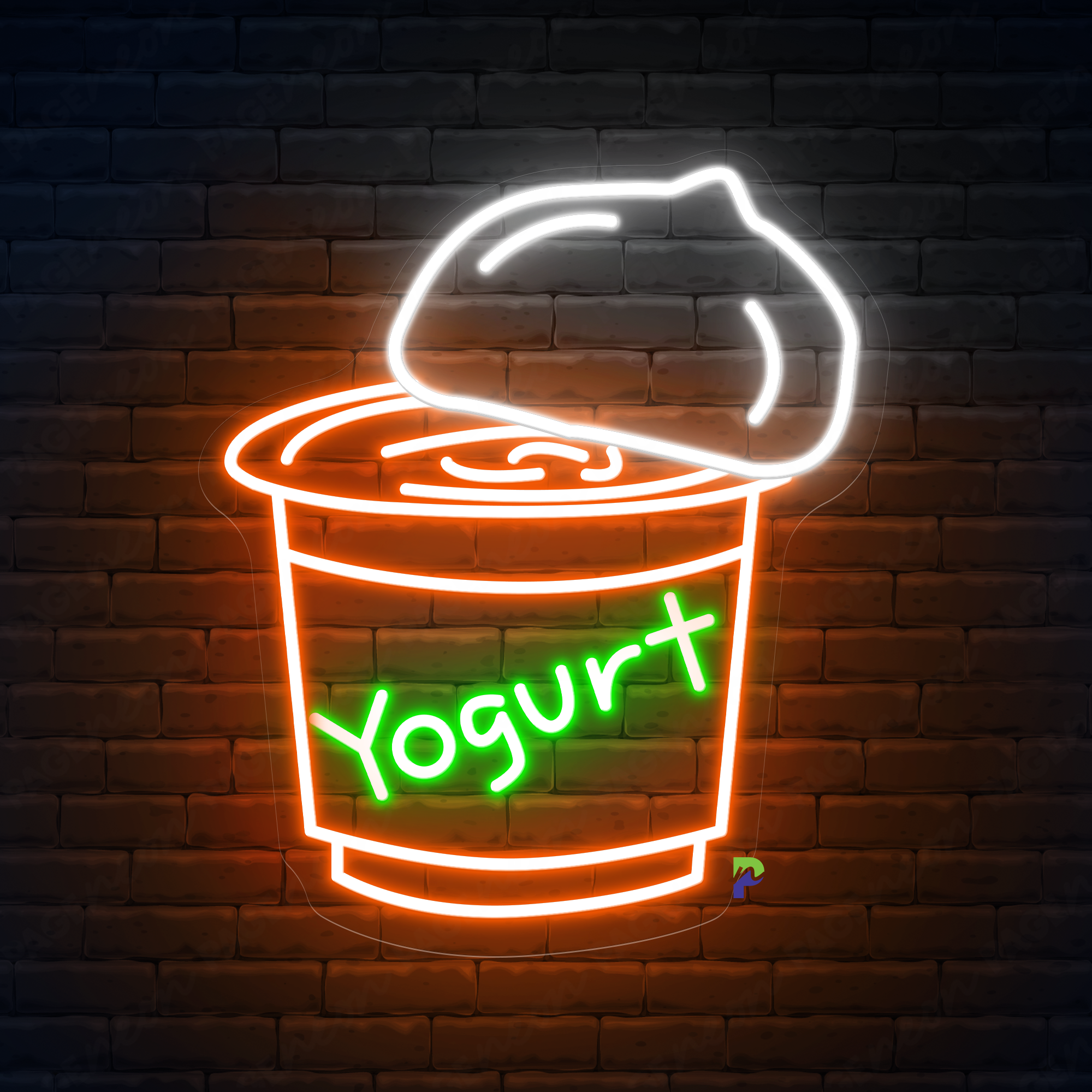 Yogurt Neon Sign Led Light For Business