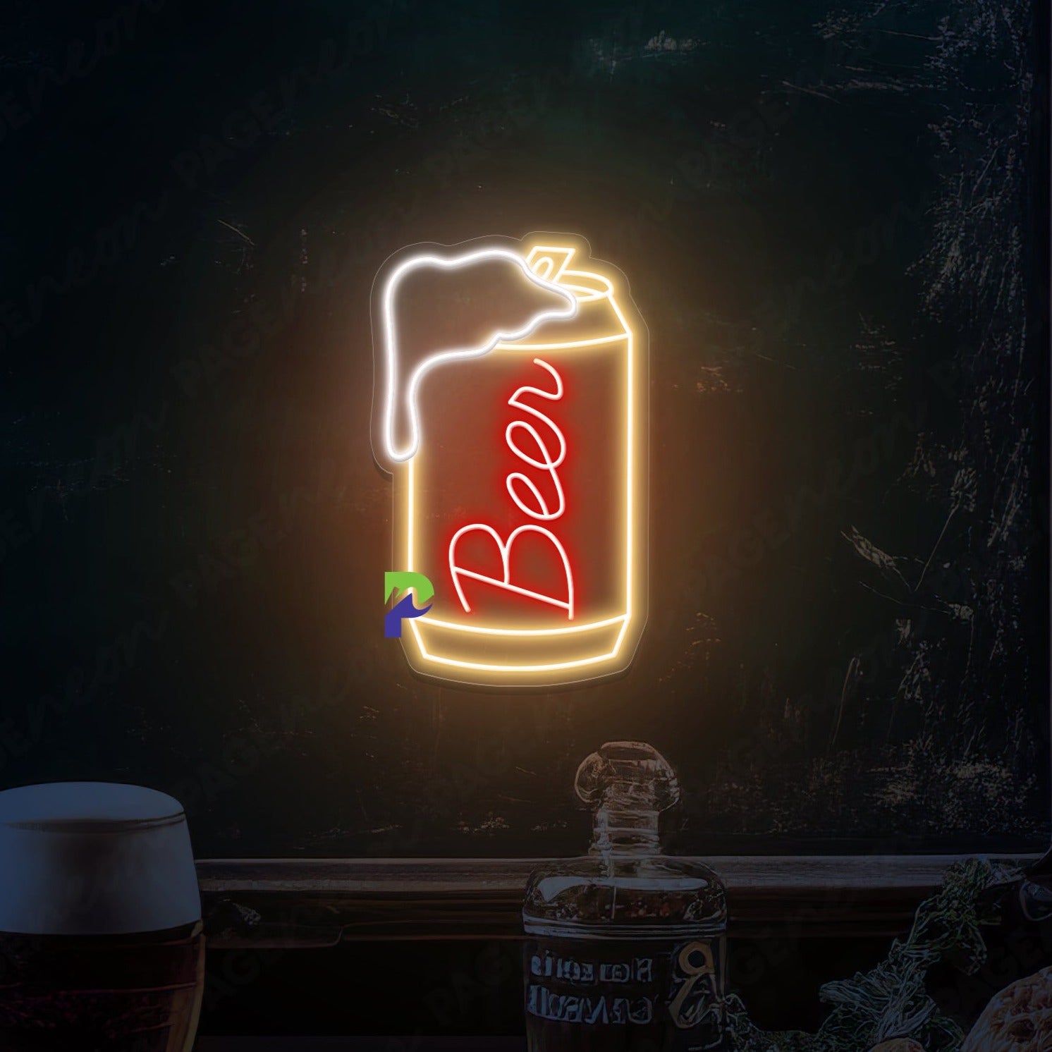 Beer Can Neon Sign Led Light