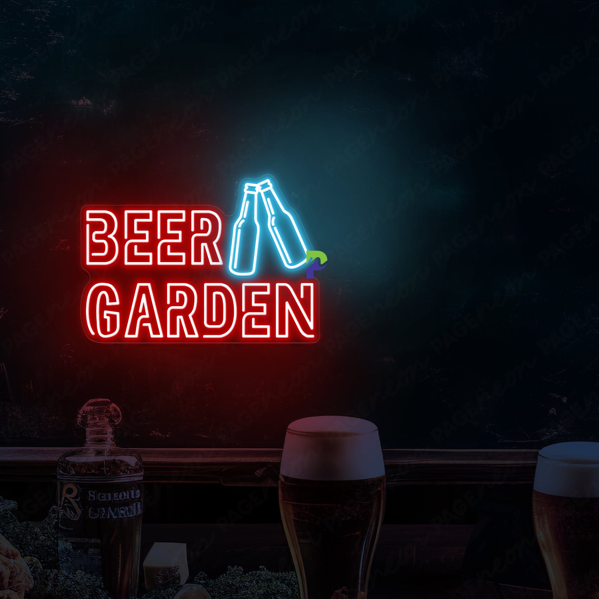 Neon Beer Garden Neon Sign Pub Led Light