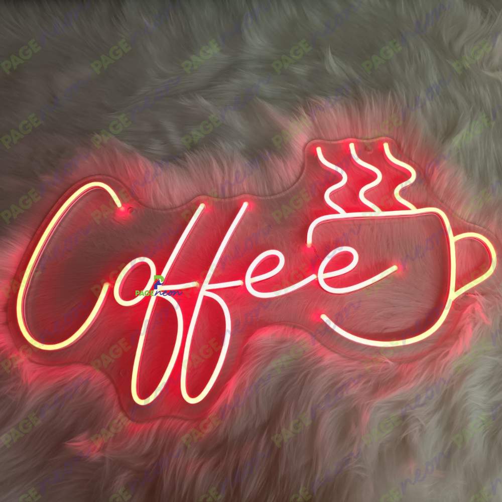 Coffee Neon Sign Neon Coffee Cup For Coffee Shop