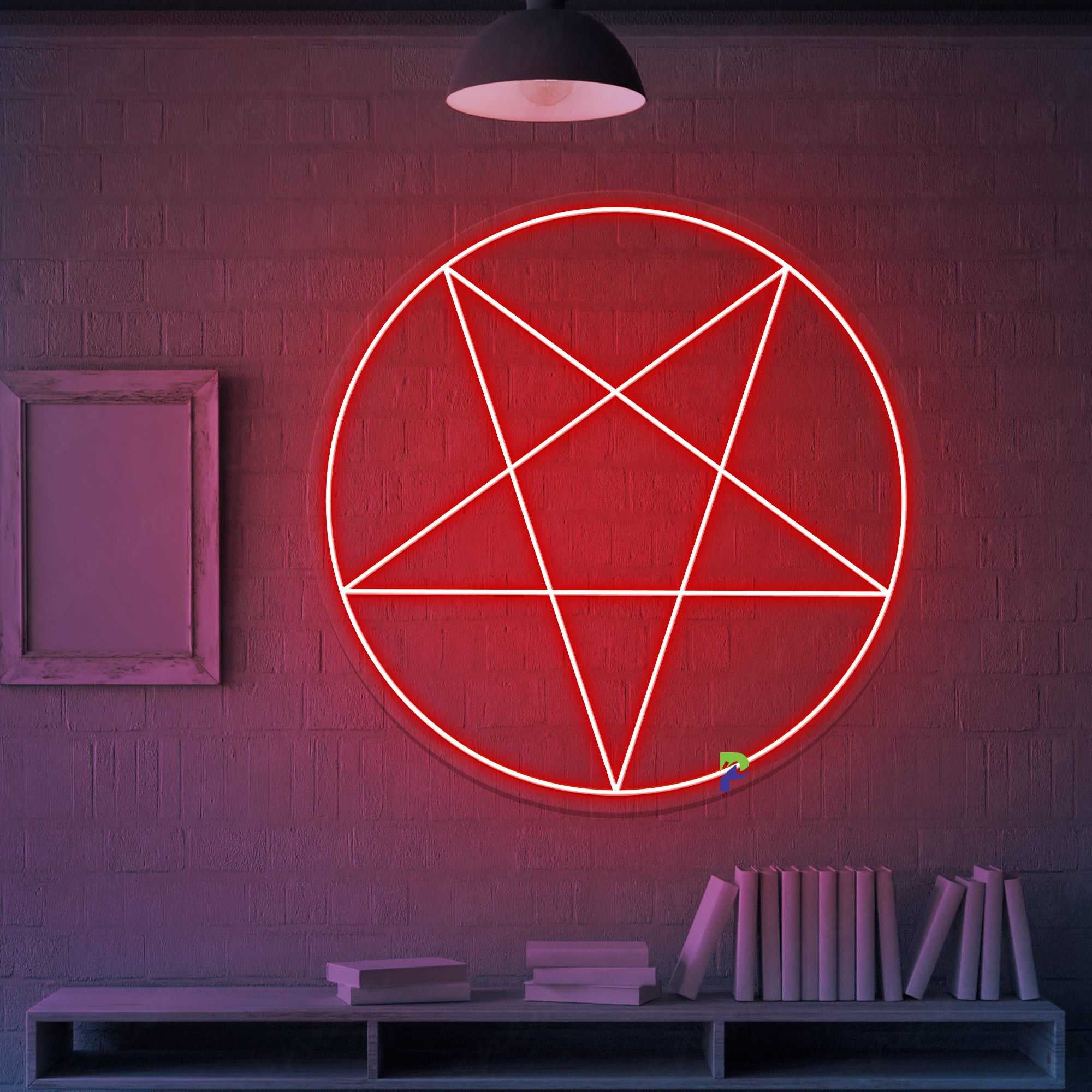 Devil Sign Neon Light Red Led Light