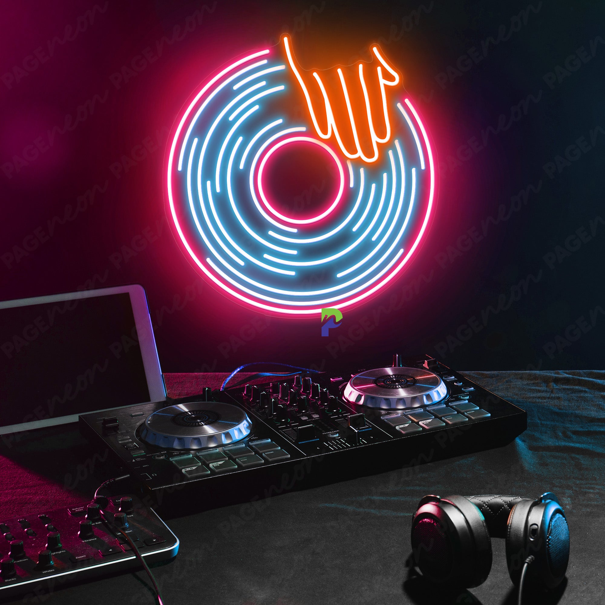 DJ Neon Sign Music Led Light
