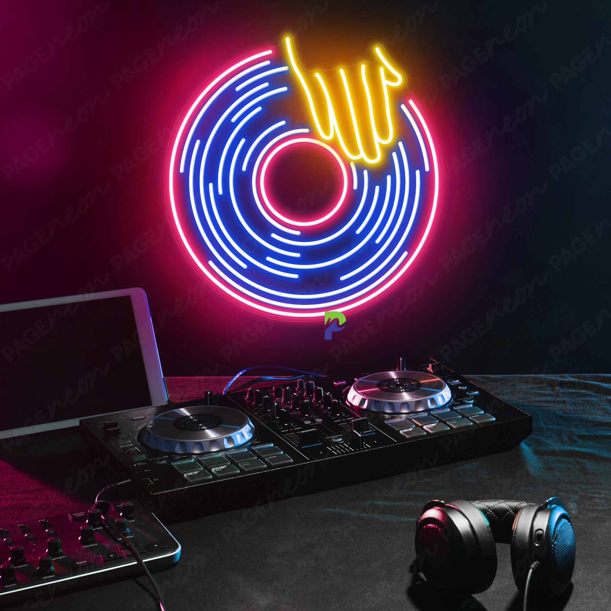 DJ Neon Sign Music Led Light