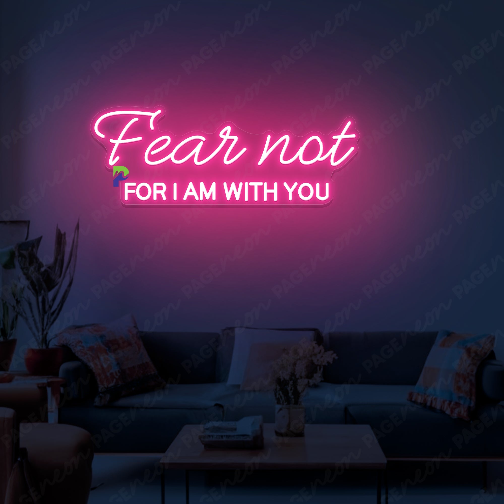 Fear Not For I Am With You Neon Sign Led Light