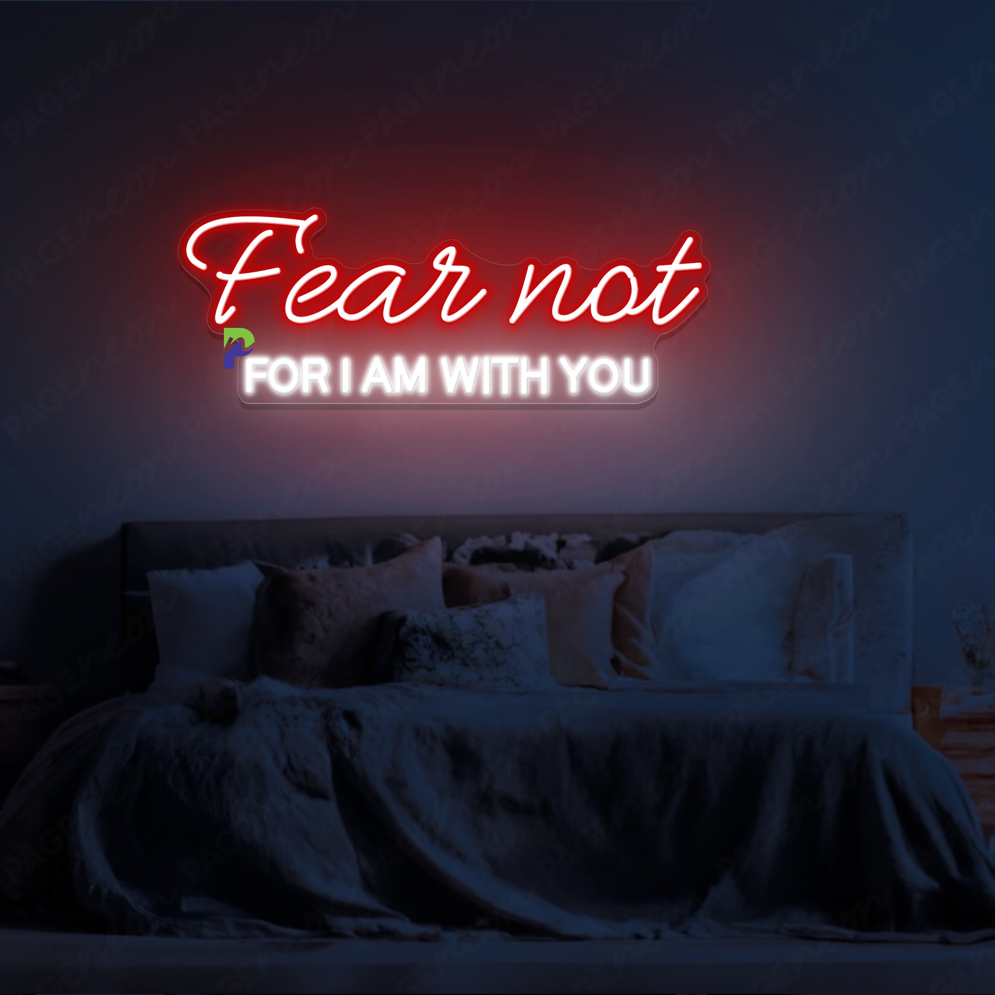 Fear Not For I Am With You Neon Sign Led Light