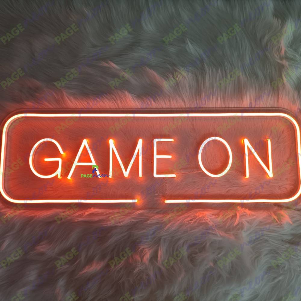Game On Neon Sign for Gaming Room