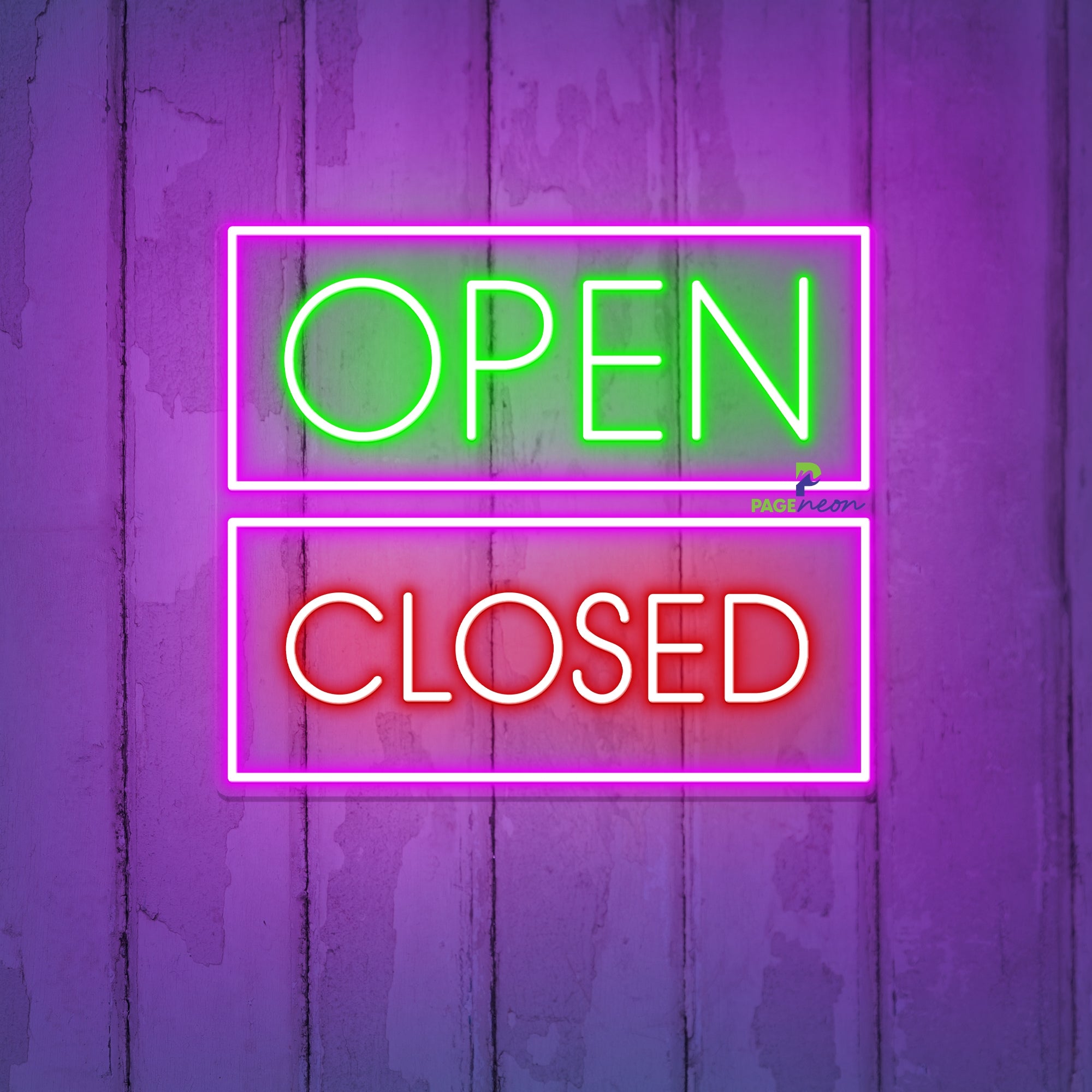 Open Closed Neon Sign Led Light For Business