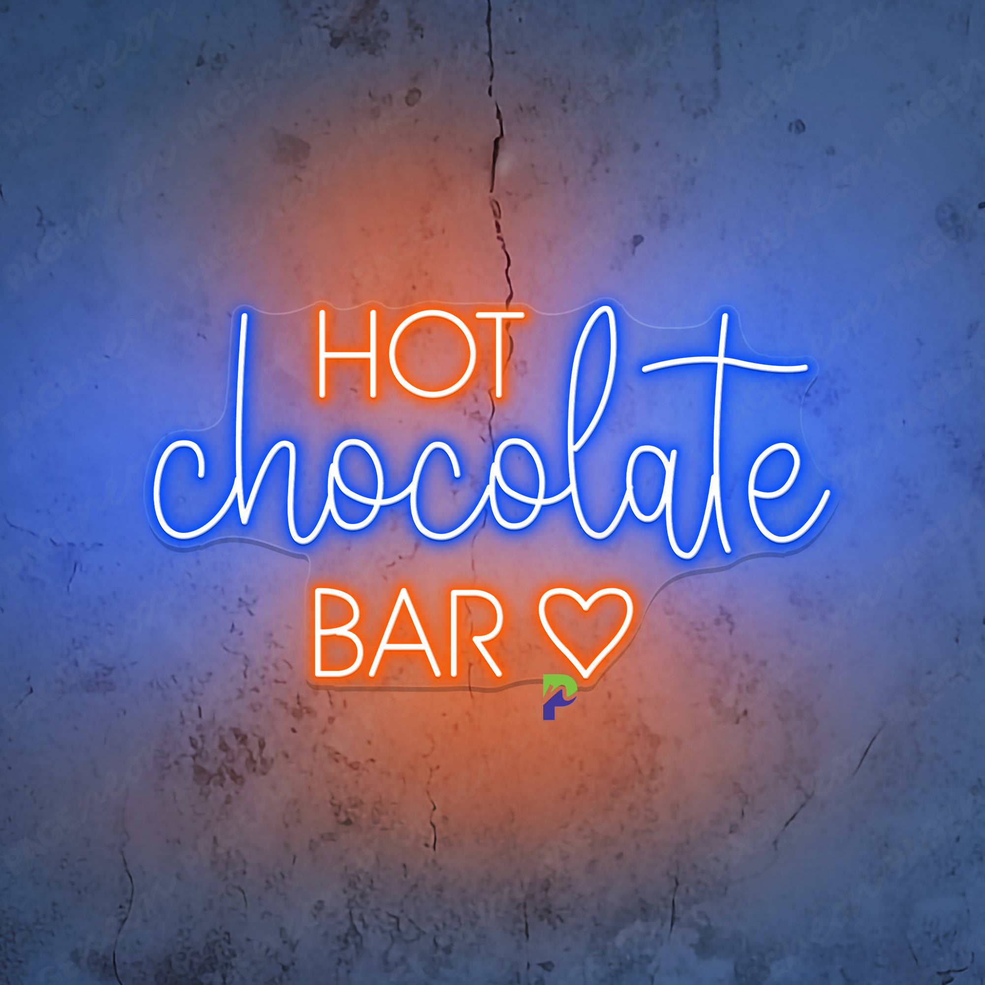 Hot Chocolate Bar Neon Sign Cute Led Light
