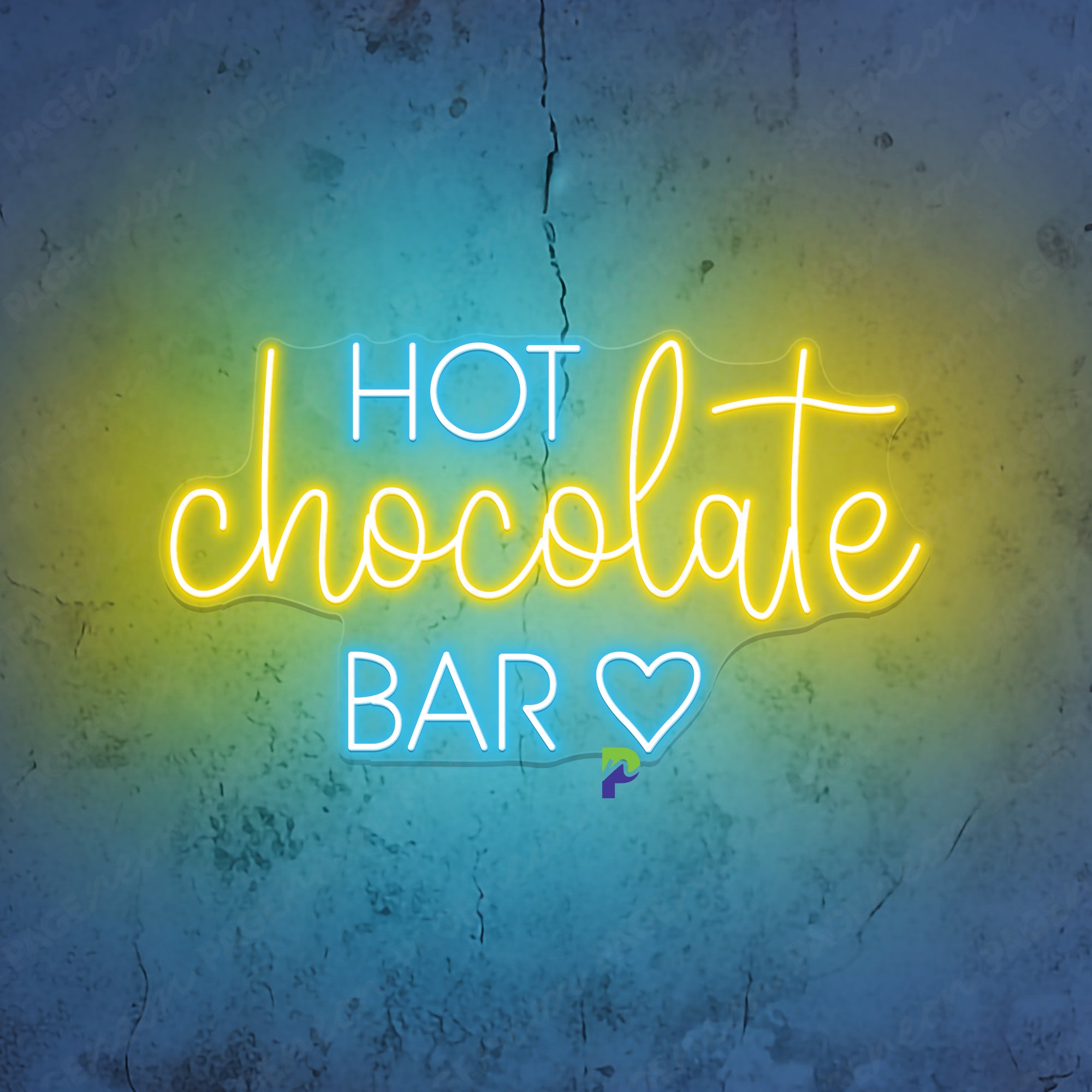 Hot Chocolate Bar Neon Sign Cute Led Light