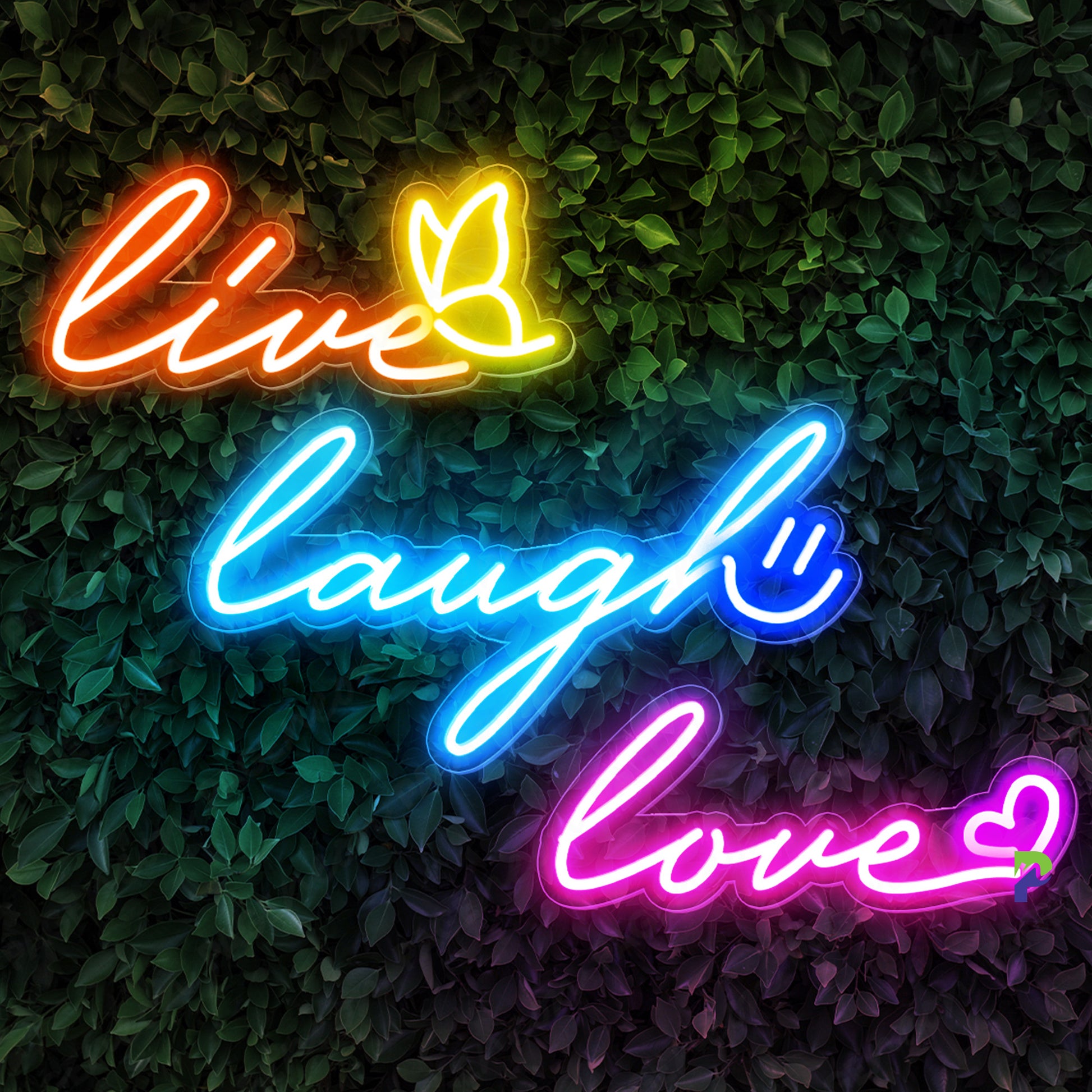 Neon Live Laugh Love Sign Inspirational Led Light