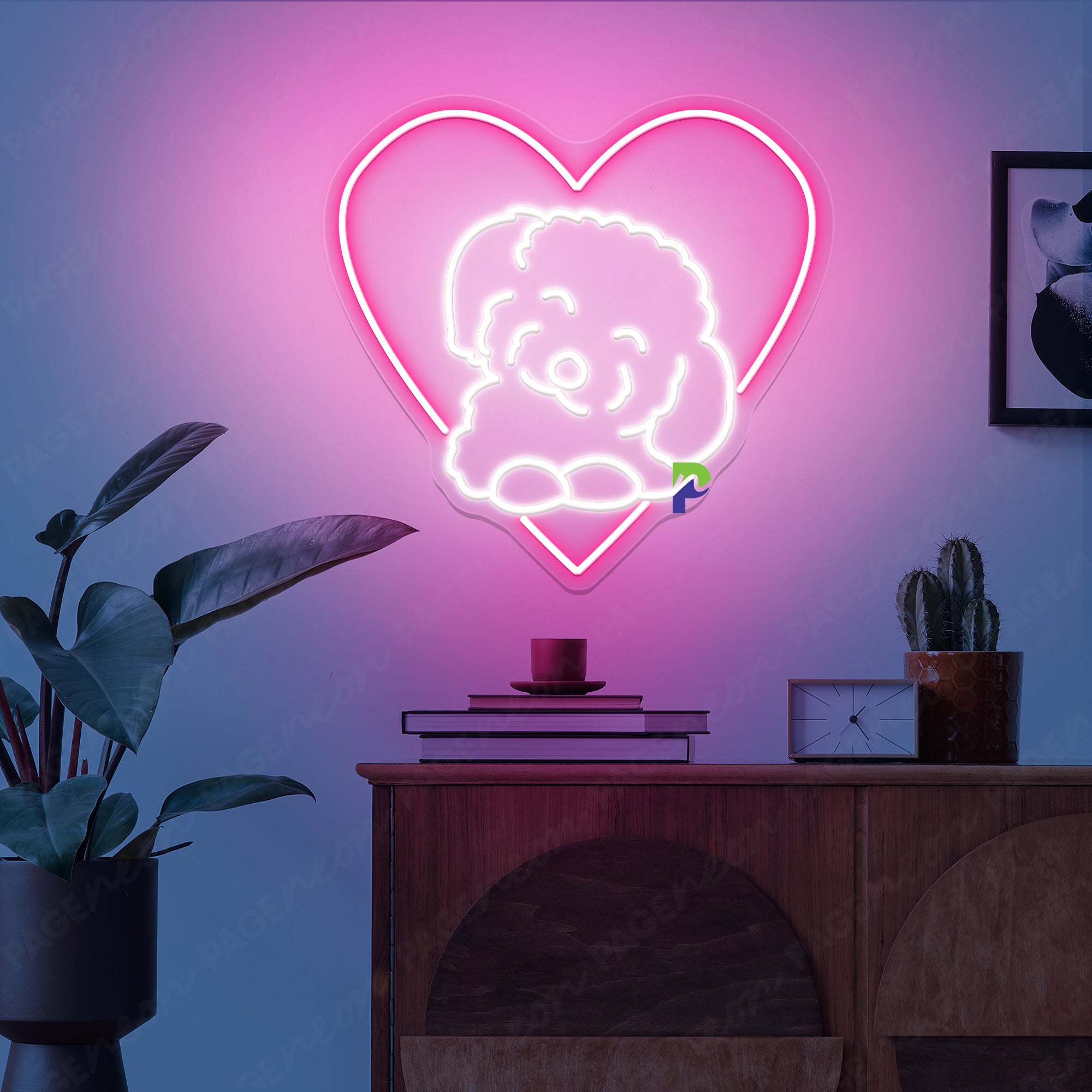 Neon Poodle Neon Sign Cute Animal Led Light