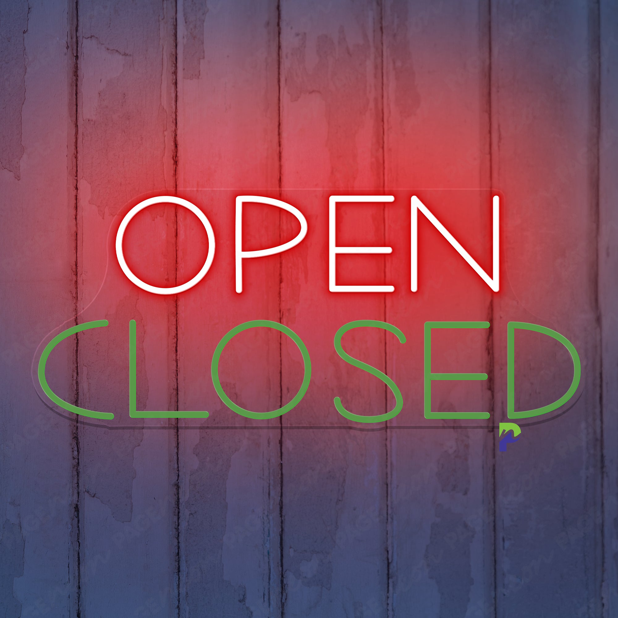 Basic Open Closed Neon Sign Business Led Light