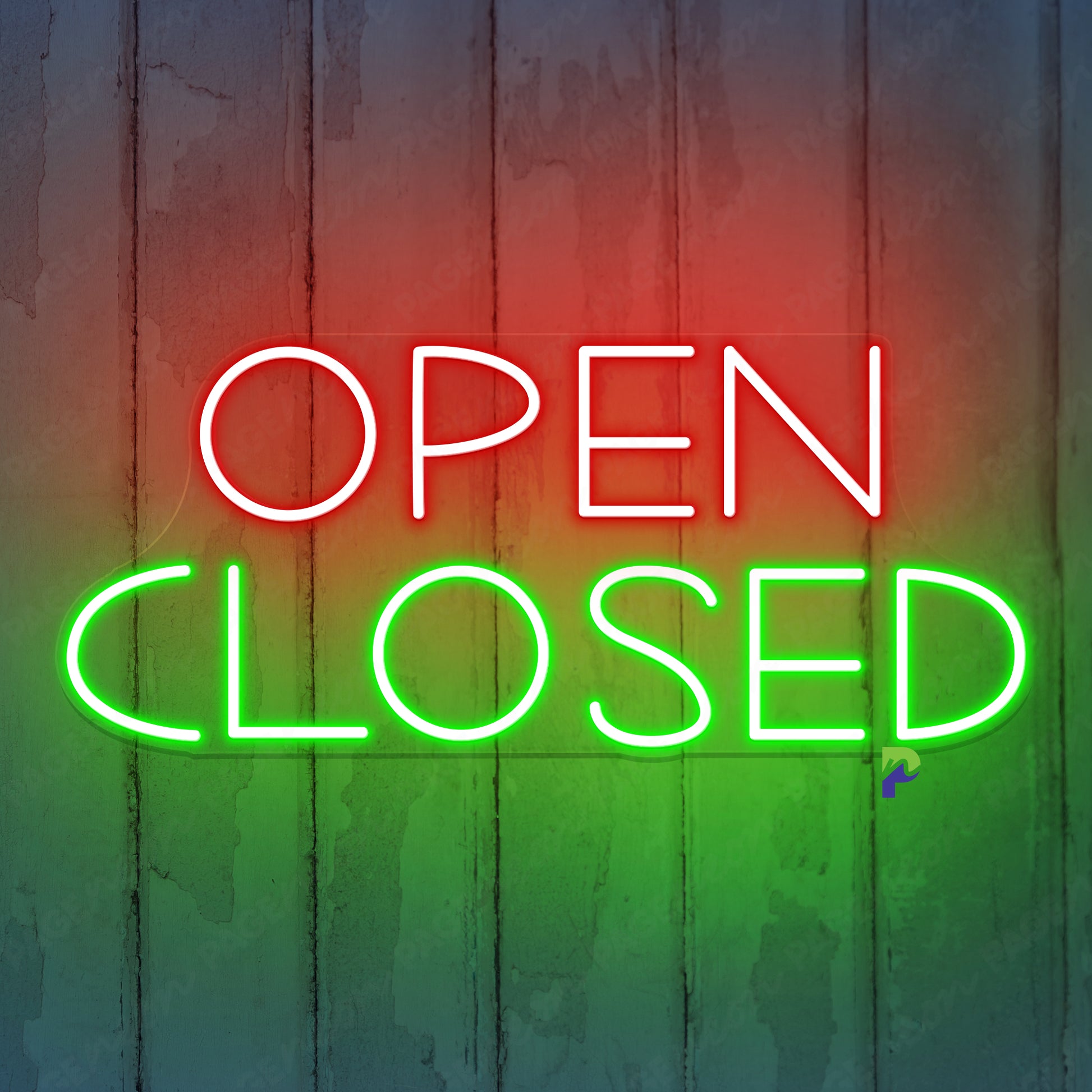 Basic Open Closed Neon Sign Business Led Light
