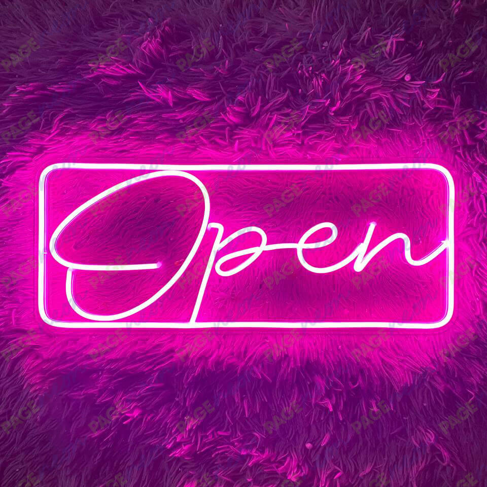 Pageneon  Neon Sign Open Outdoor Led Light