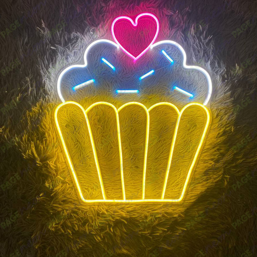 Pageneon Neon Sign Cake Led Light 