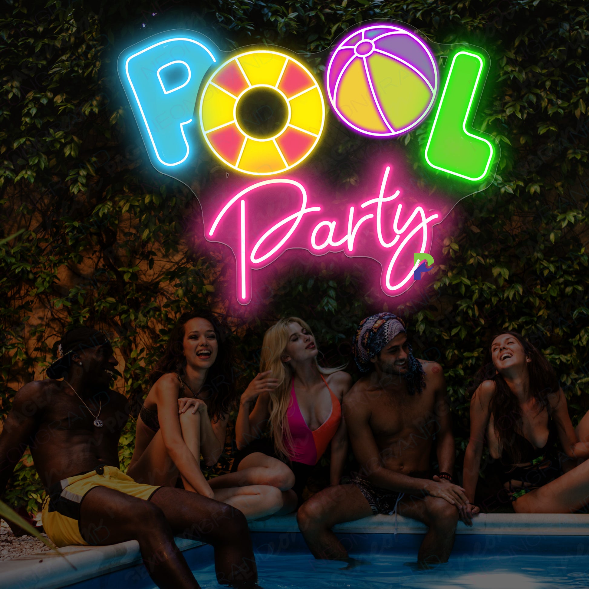 Pool Party Neon Sign Parties Led Light