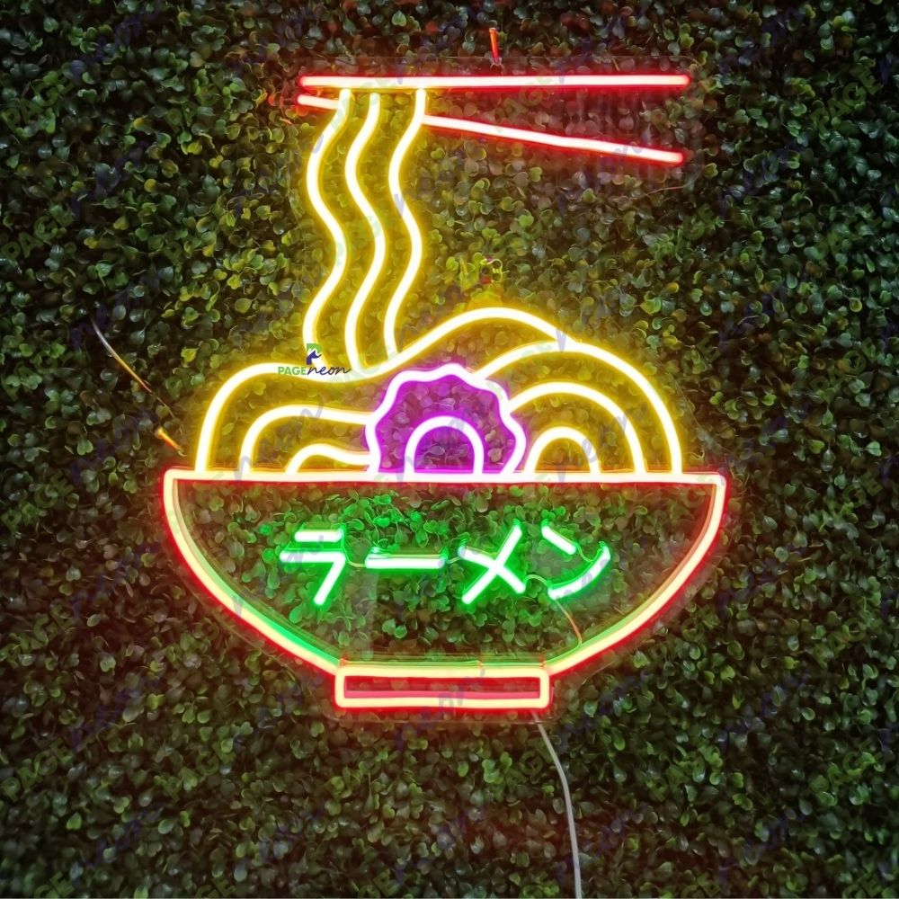 Ramen Neon Sign Japanese Led Light For Restaurant