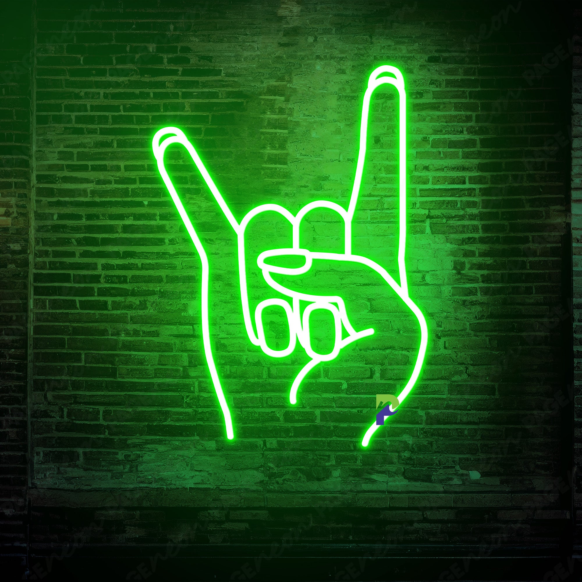 Rock And Roll Neon Sign Led Light For Man Cave