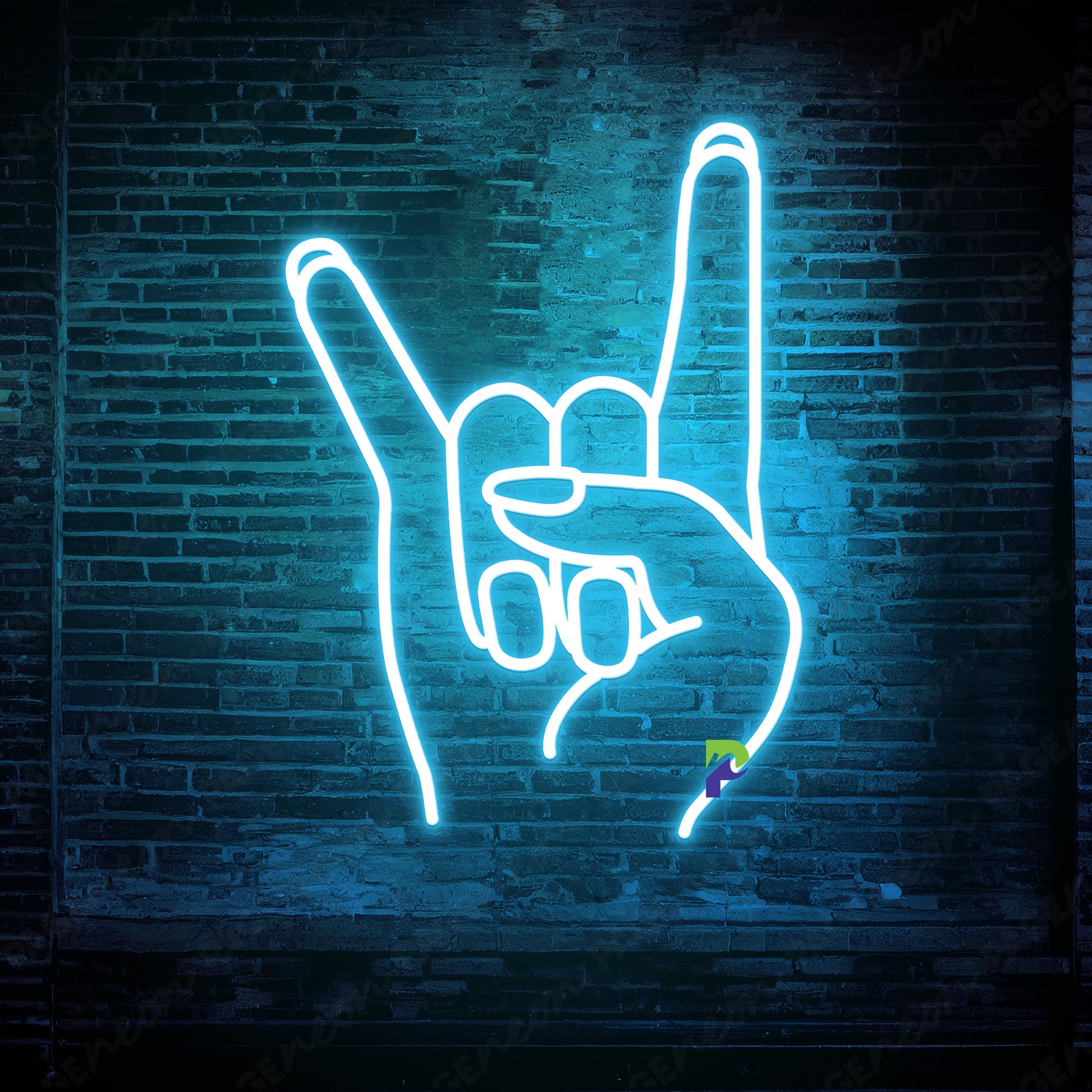 Rock And Roll Neon Sign Led Light For Man Cave