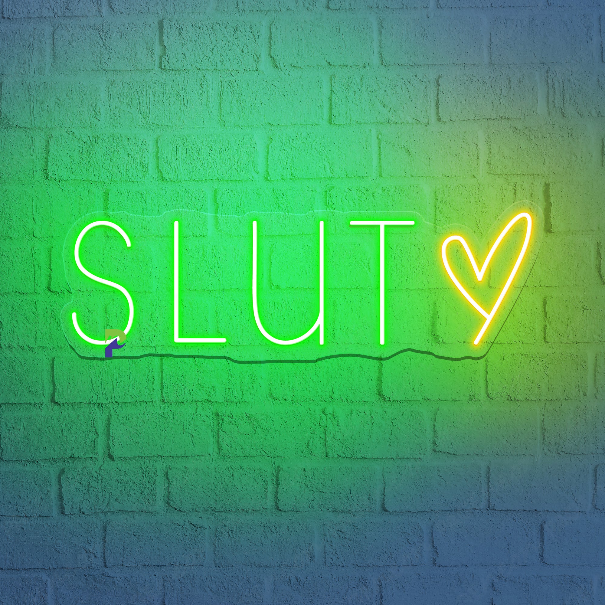 Slut Neon Sign Man Cave Neon Sign