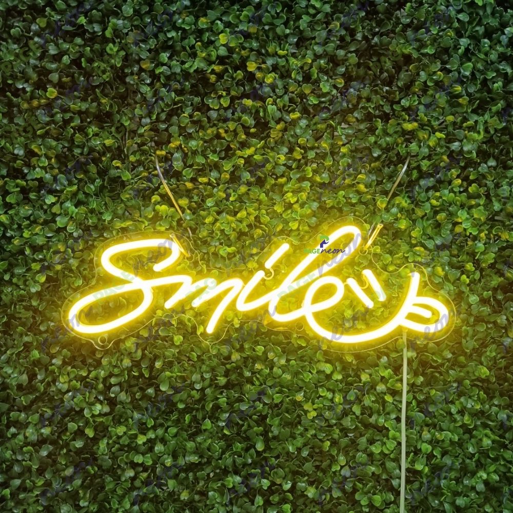 Led Signs Inspiration Smile Neon Sign Inspirational Led Light - PageNeon