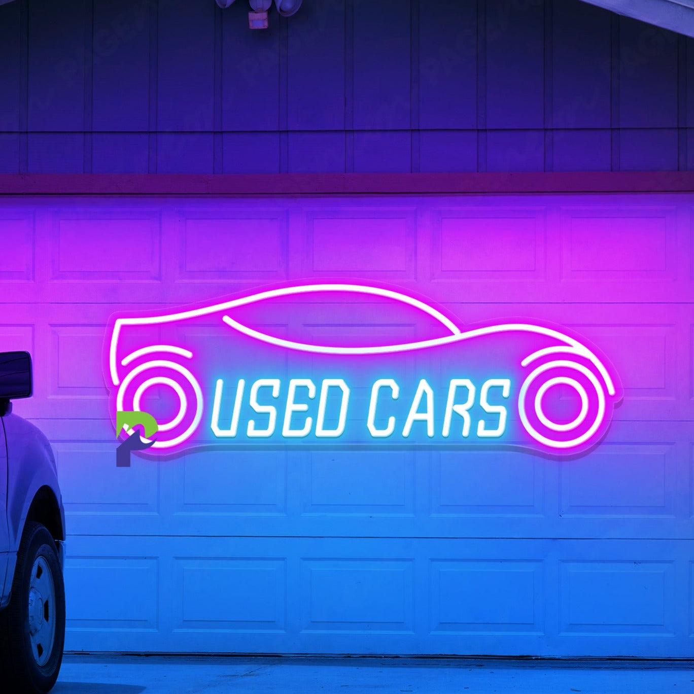 Used Cars Neon Sign Led Light For Garage