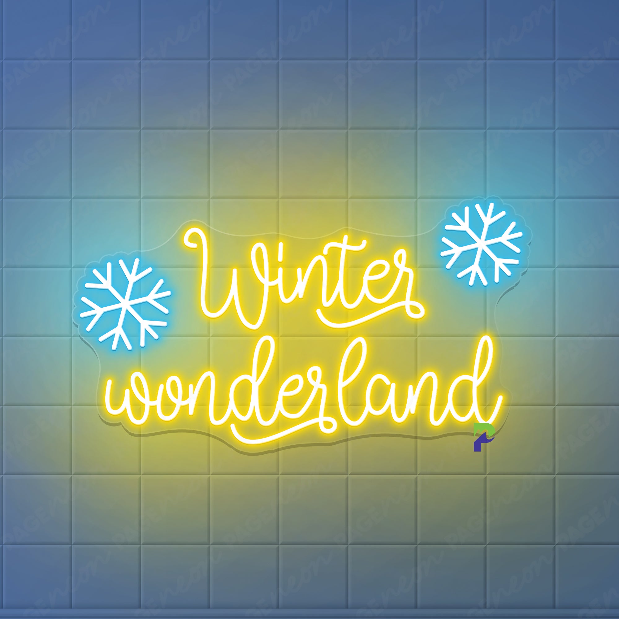 Winter Wonderland Neon Sign Led Light For Inspirational