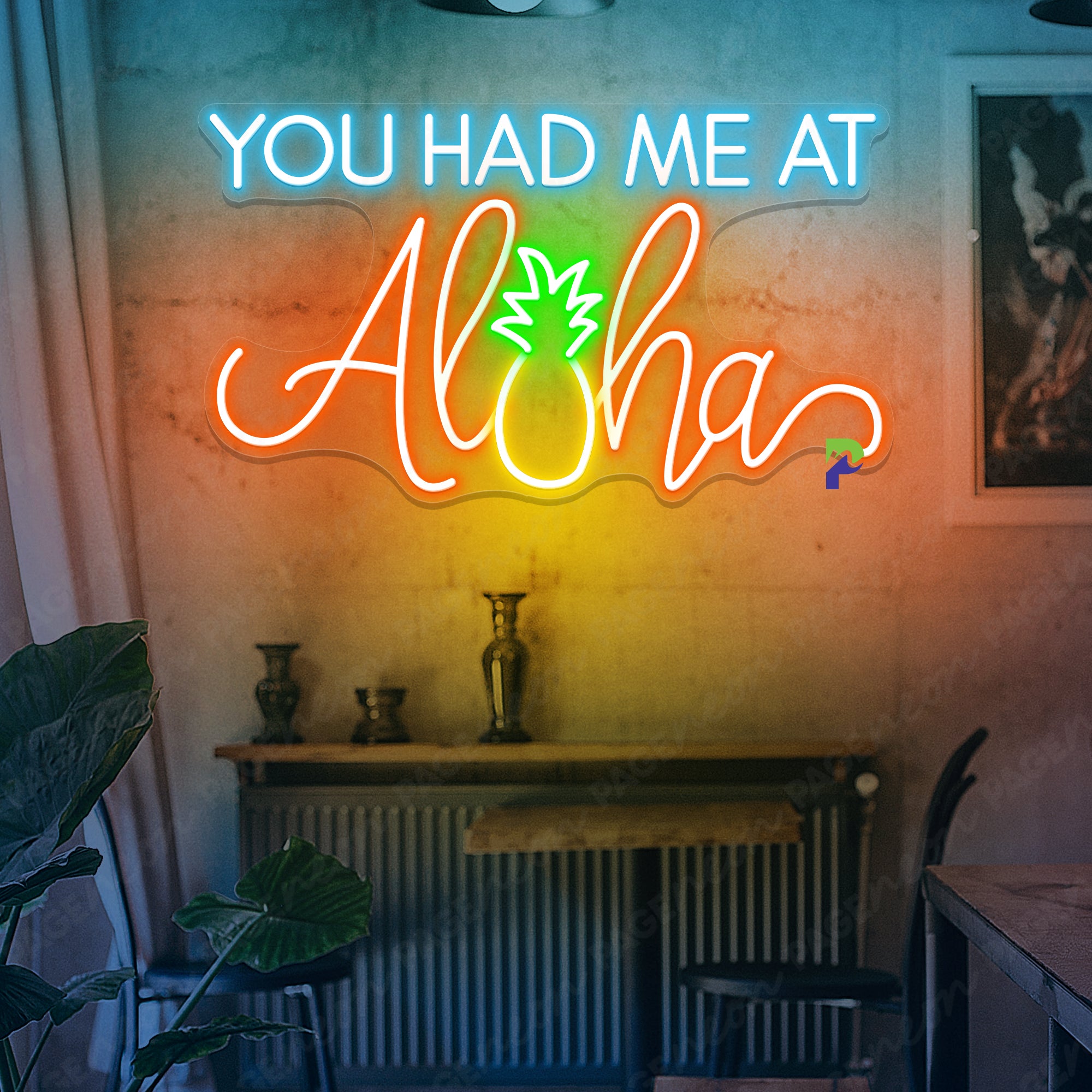You Had Me At Aloha Neon Sign Led Light For Inspirational Spaces