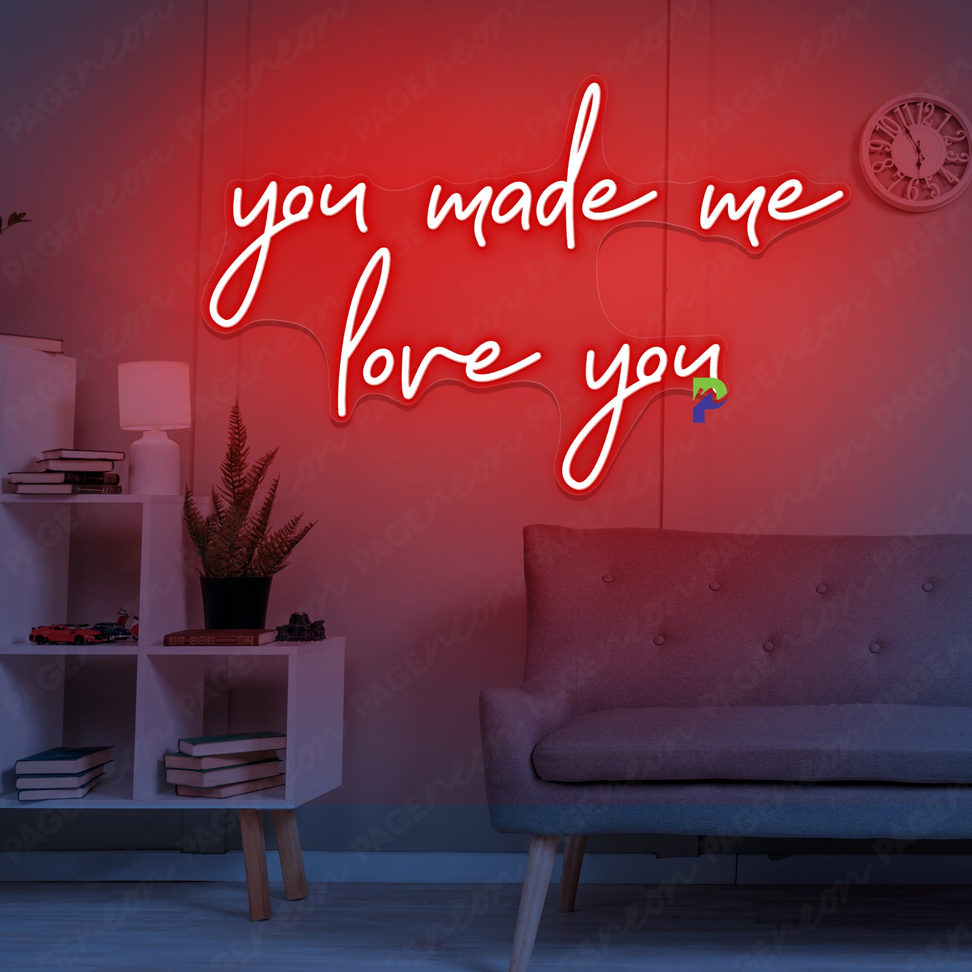 Neon You Made Me Love You Sign Led Light