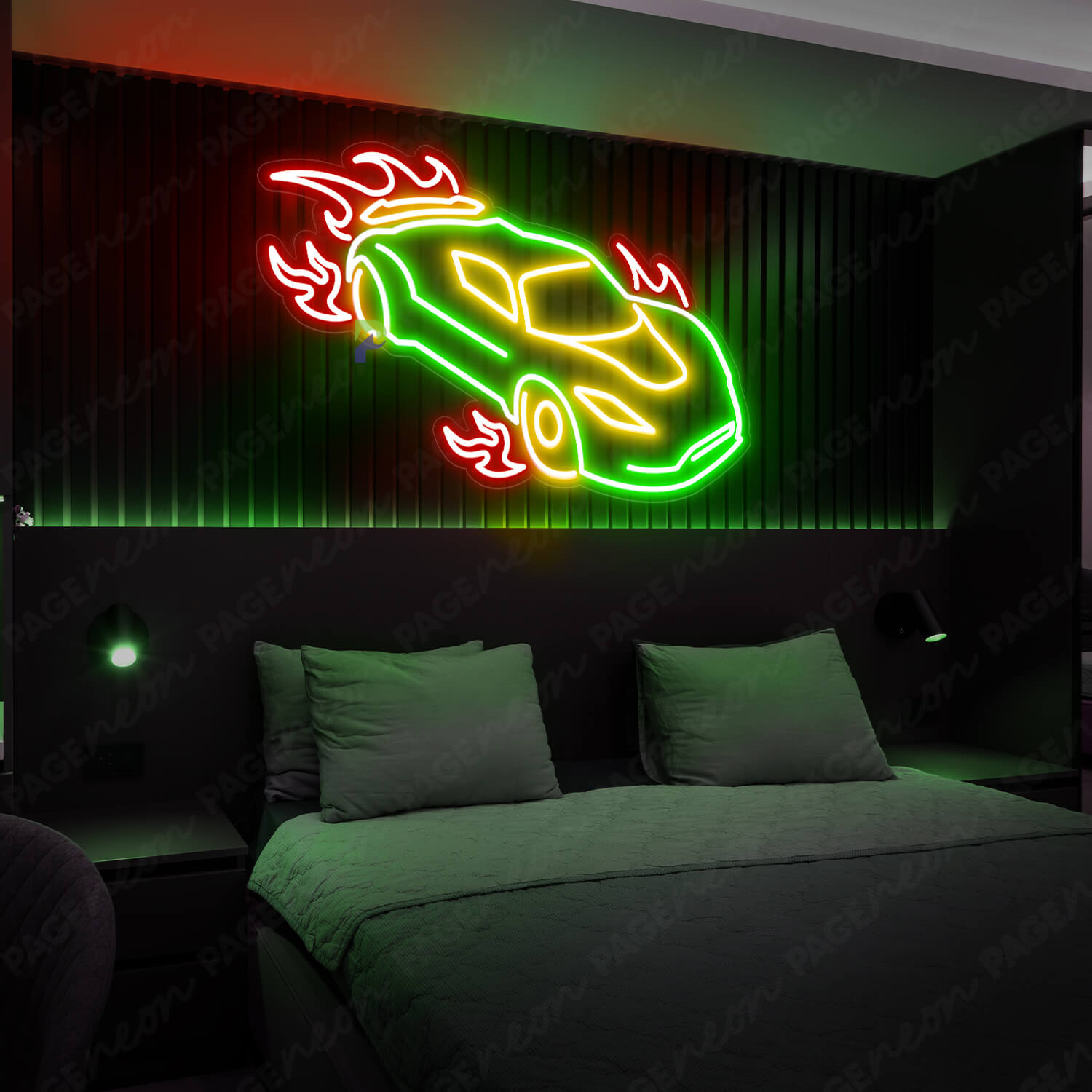 Neon Remote Control Car Sign Automotive Neon Sign Led Light - PageNeon
