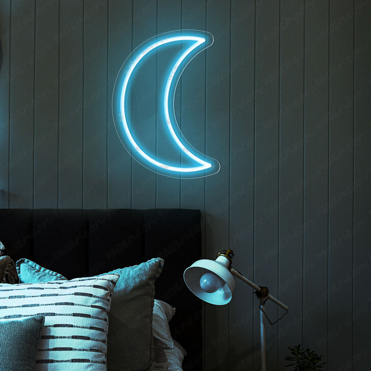 Moon Wall Decor Neon Moon Sign PageNeon