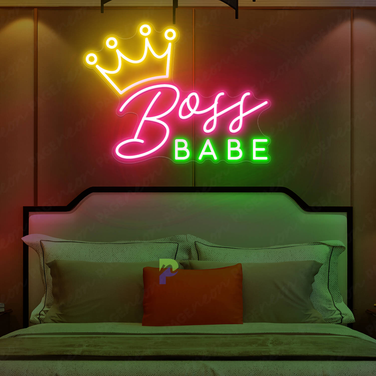 Boss Babe Neon Sign Babe Cave LED Light Sign Pink