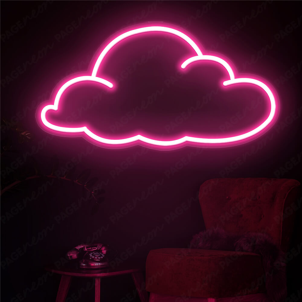 Cloud Neon Sign Pink Cloud Led Light