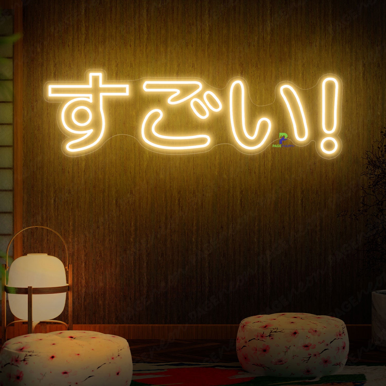 Excellent Japanese Led Sign Letter Neon Sign Gold Yellow