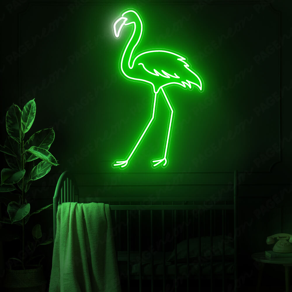 Flamingo Neon Light Green