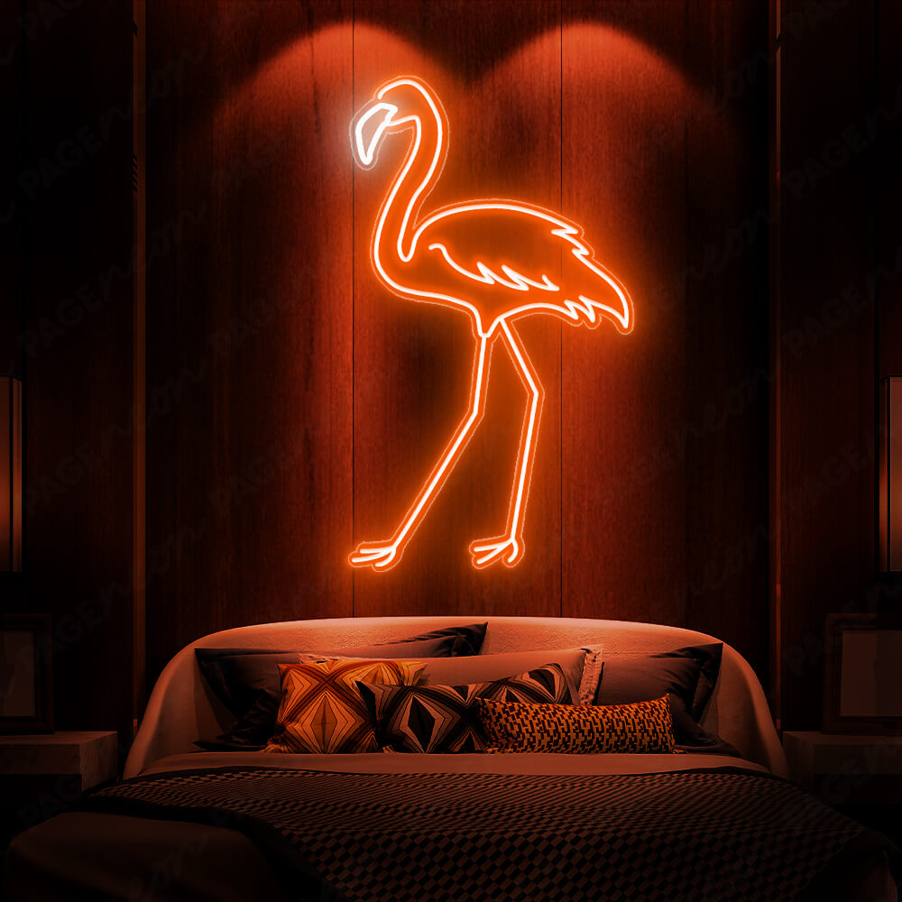 Flamingo Neon Light Orange