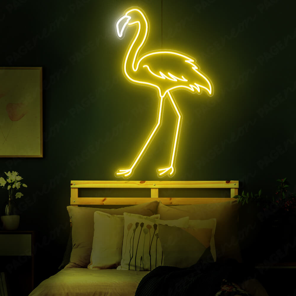 Flamingo Neon Light Yellow