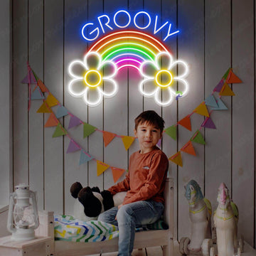 Groovy Neon Sign Pink Led Light