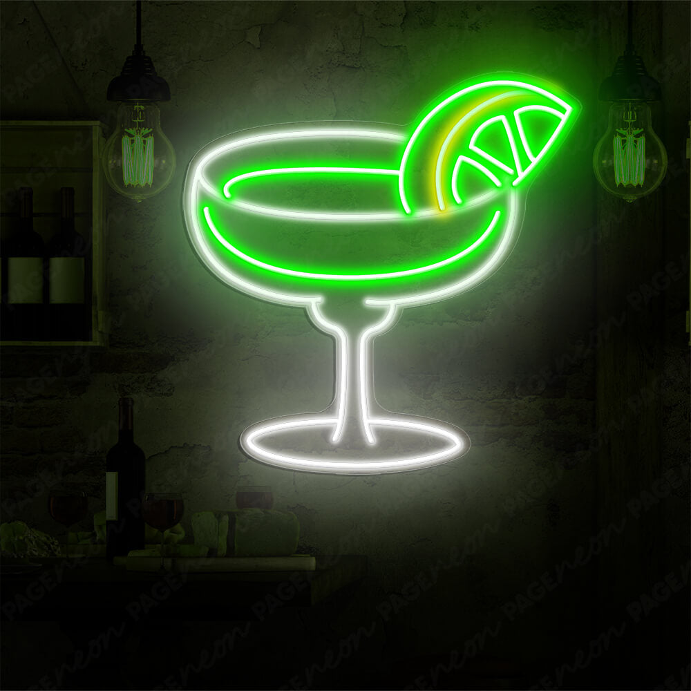 Margarita Neon Sign Bar Neon Light White