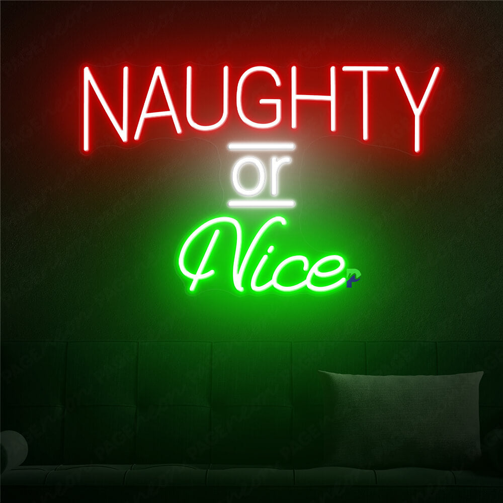 Naughty Neon Signs Man Cave Led Sign Red
