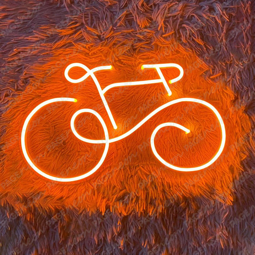 Neon Bike Sign Bicycle Neon Lights Feature