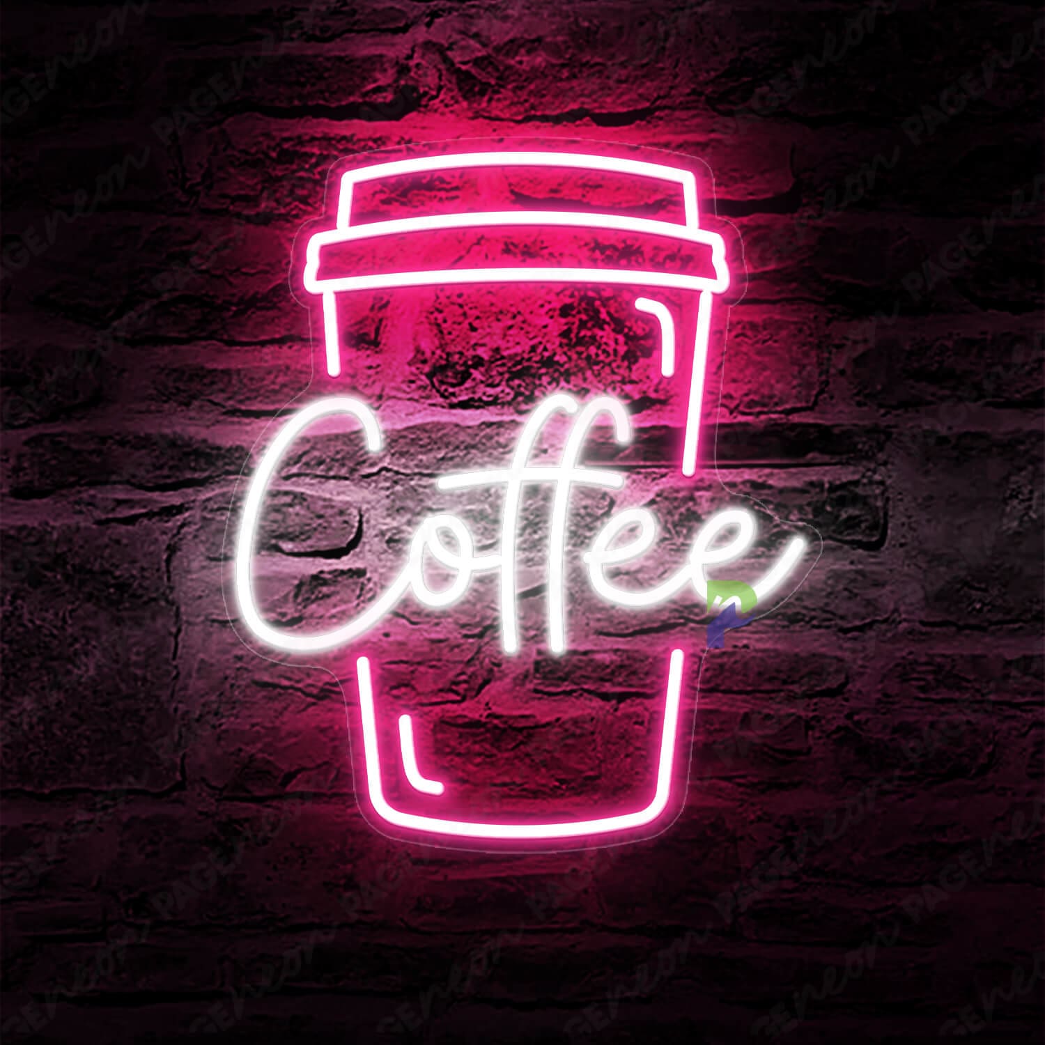 Neon Coffee Sign Coffee Cup LED Light 1
