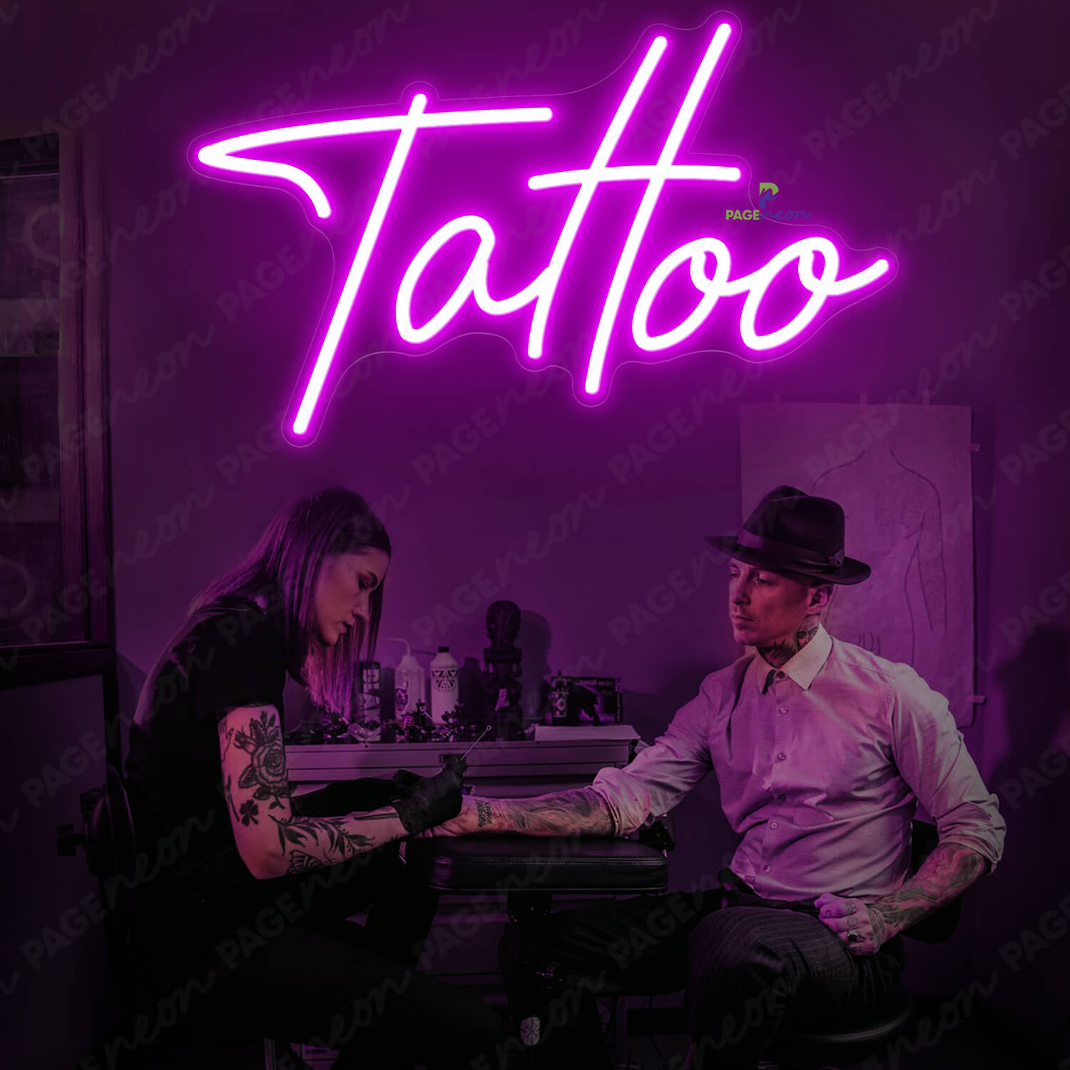 Tattoo Piercing Neon Sign  Amazoncom