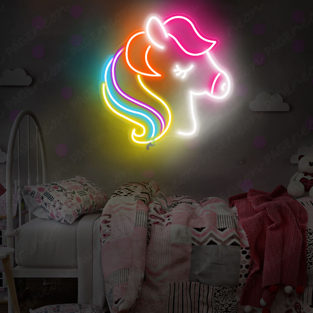 Neon Unicorn Sign Led Lights for Kids Room 2