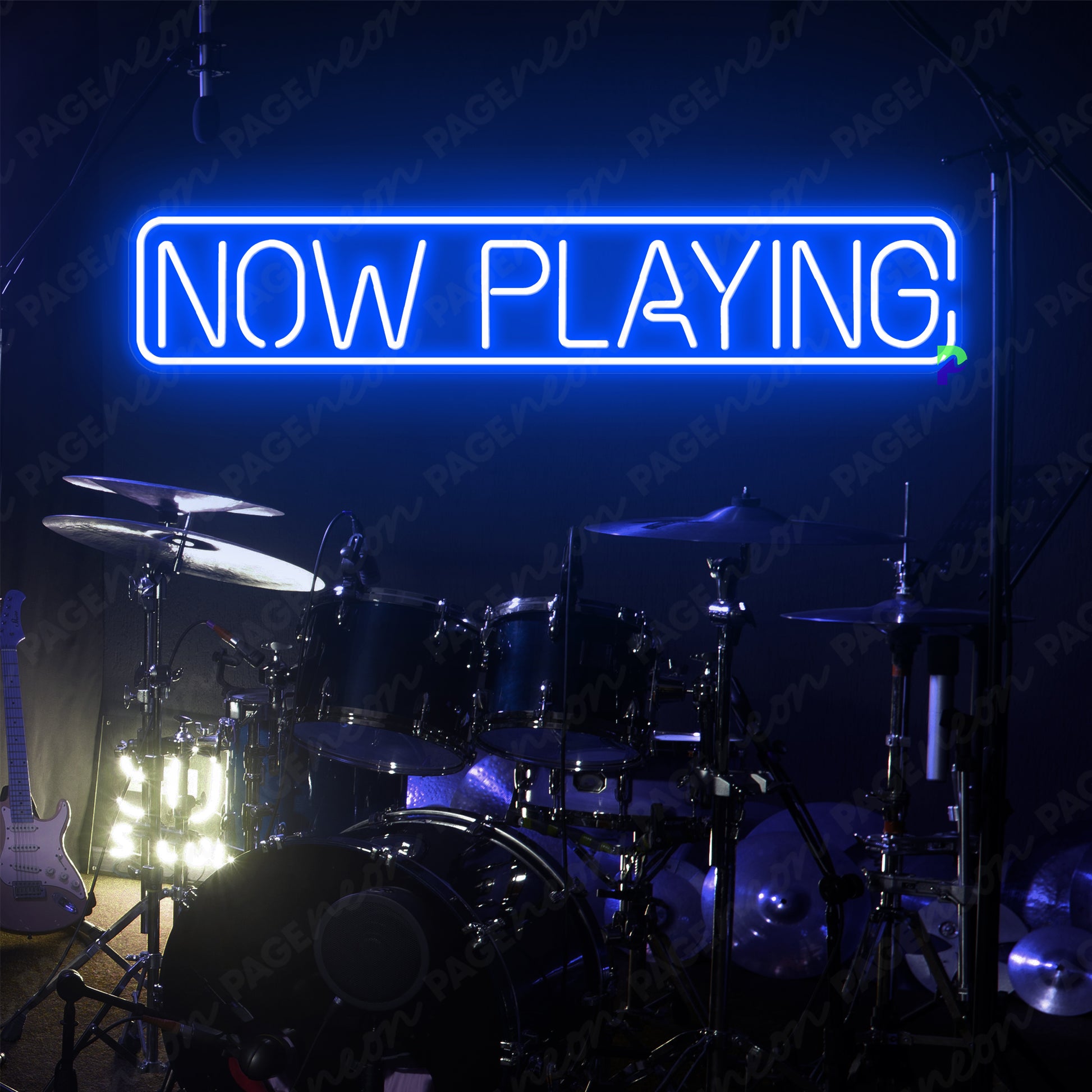 NOW PLAYING Sign - BINGKAI