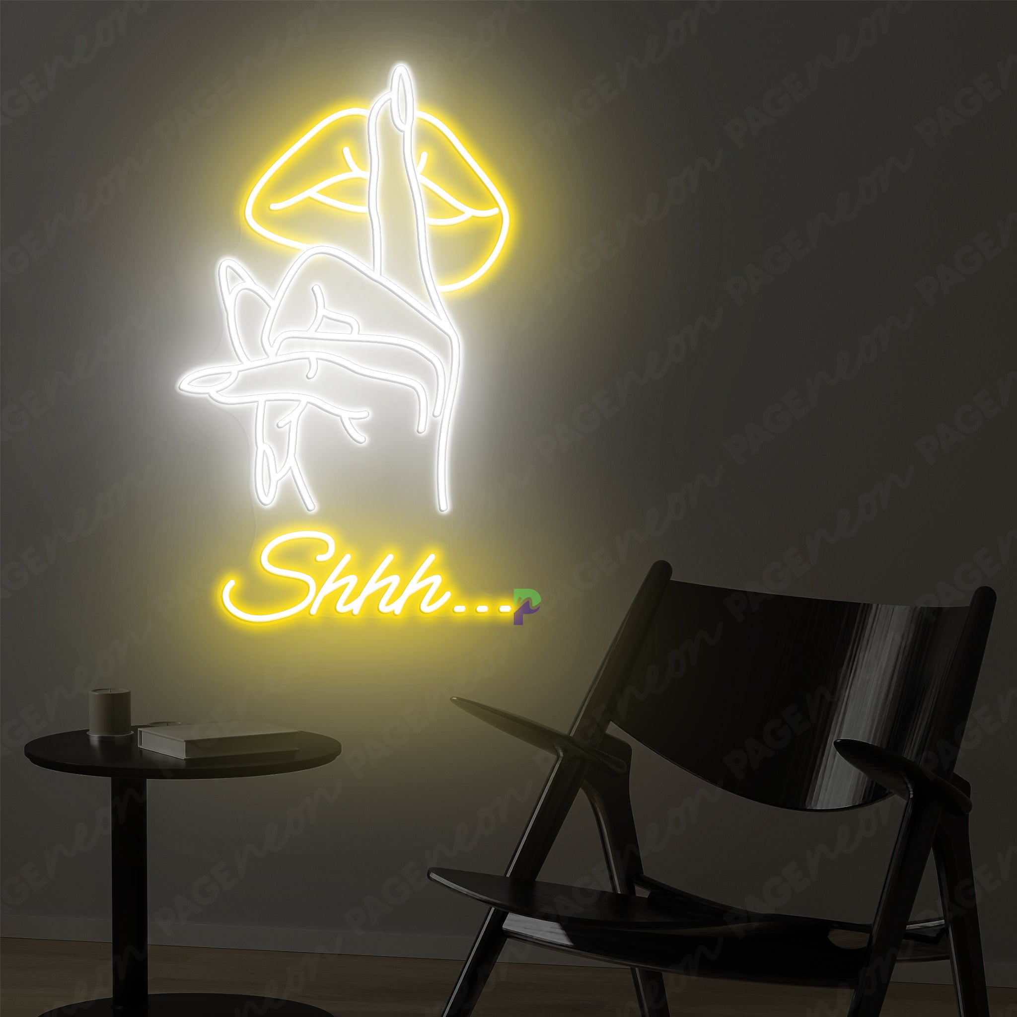 Shhh Neon Sign Man Cave Led Sign