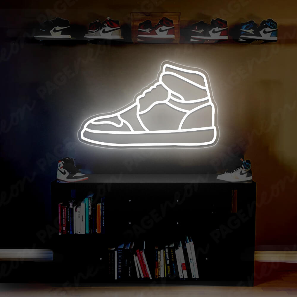 Sneaker Neon Sign Art Shoe Led Light White